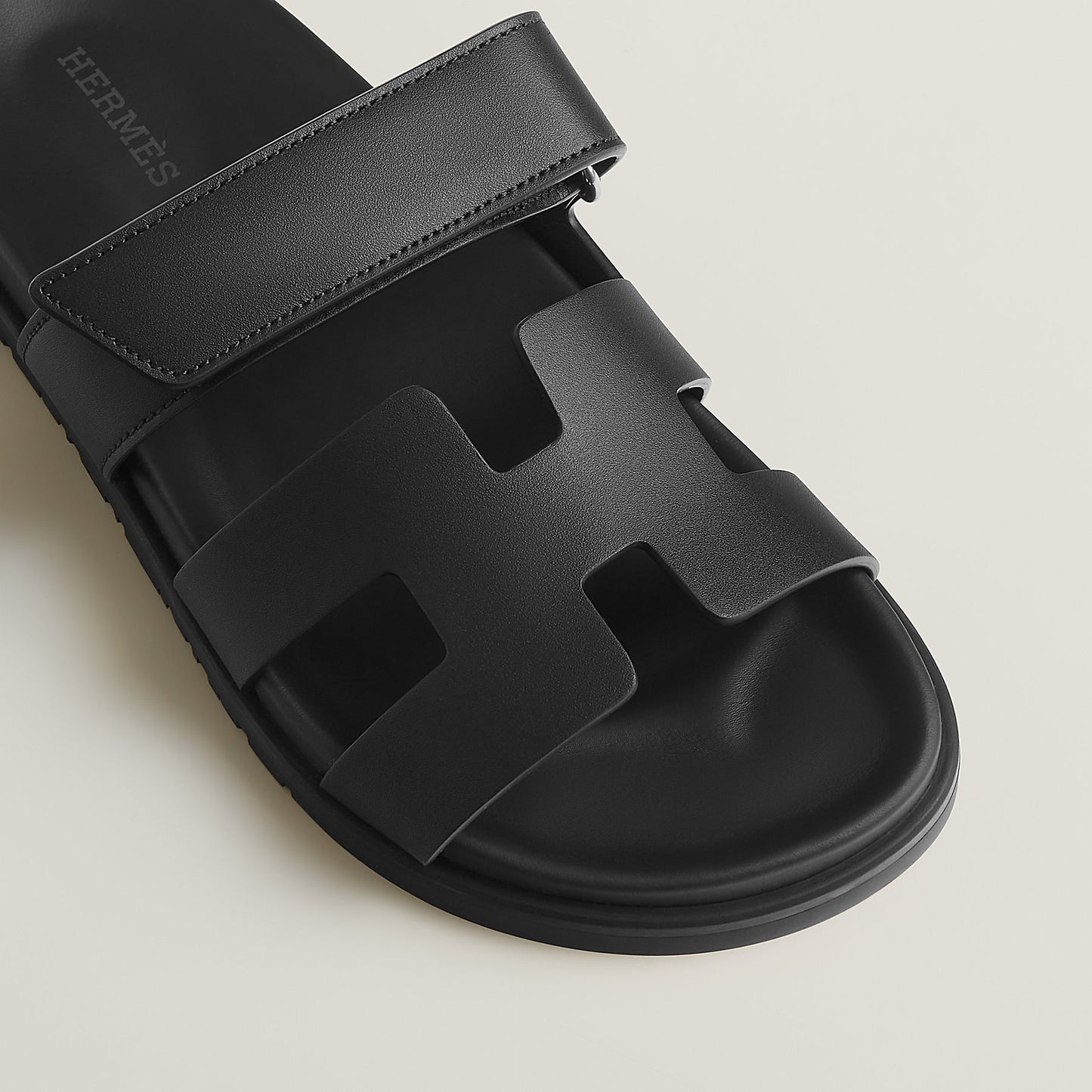 Hermes Chypre Sandal (Black)