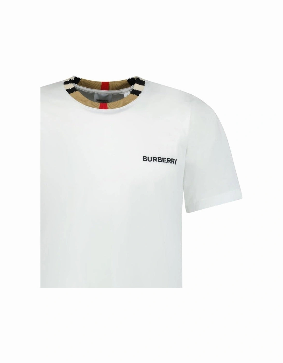 Burberry 'jayson' check t-shirt white