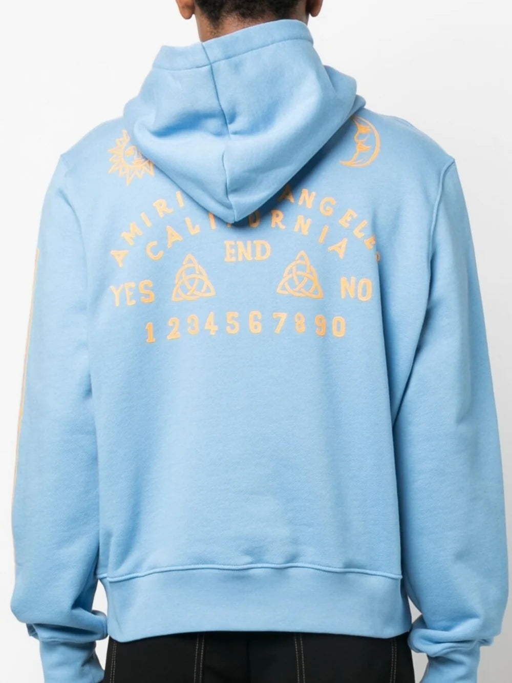 AMIRI OUIJA BOARD HOODIE CAROLINA BLUE