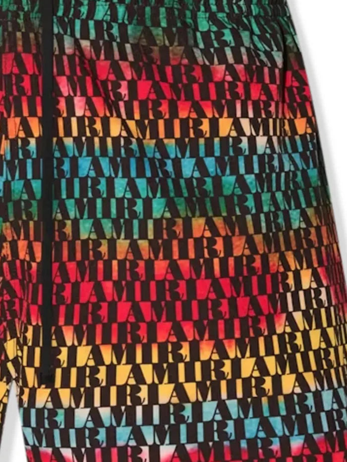 AMIRI ALL OVER SWIM SHORTS MULTI