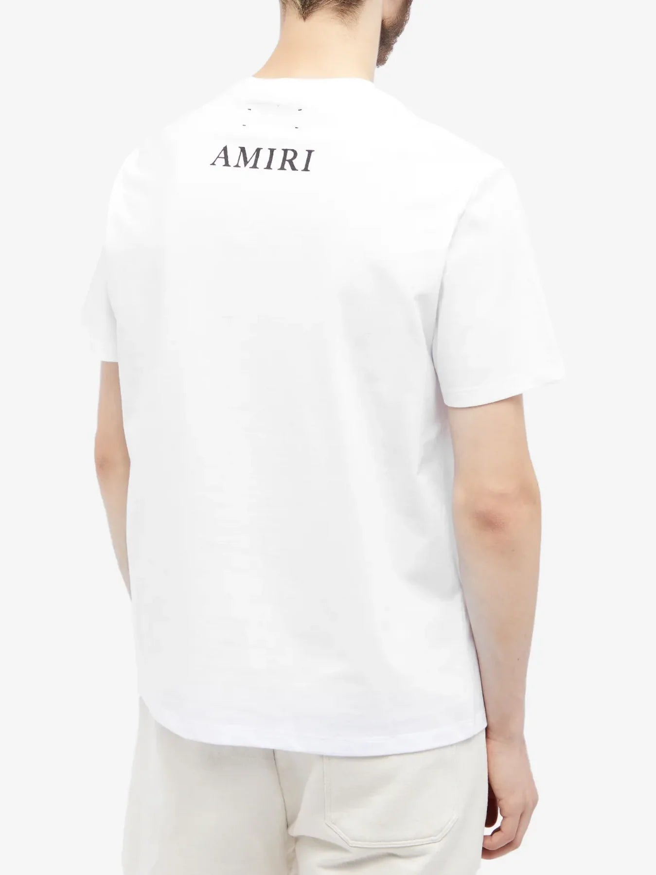 AMIRI MICRO MA BAR TEE WHITE