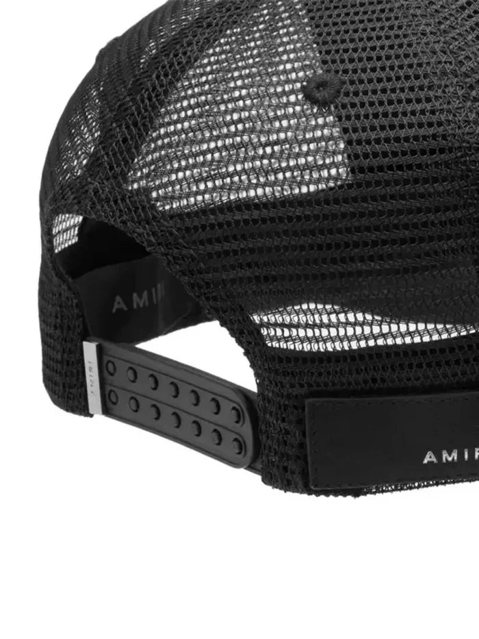 AMIRI PRECIOUS MEMORIES TRUCKER HAT BLACK