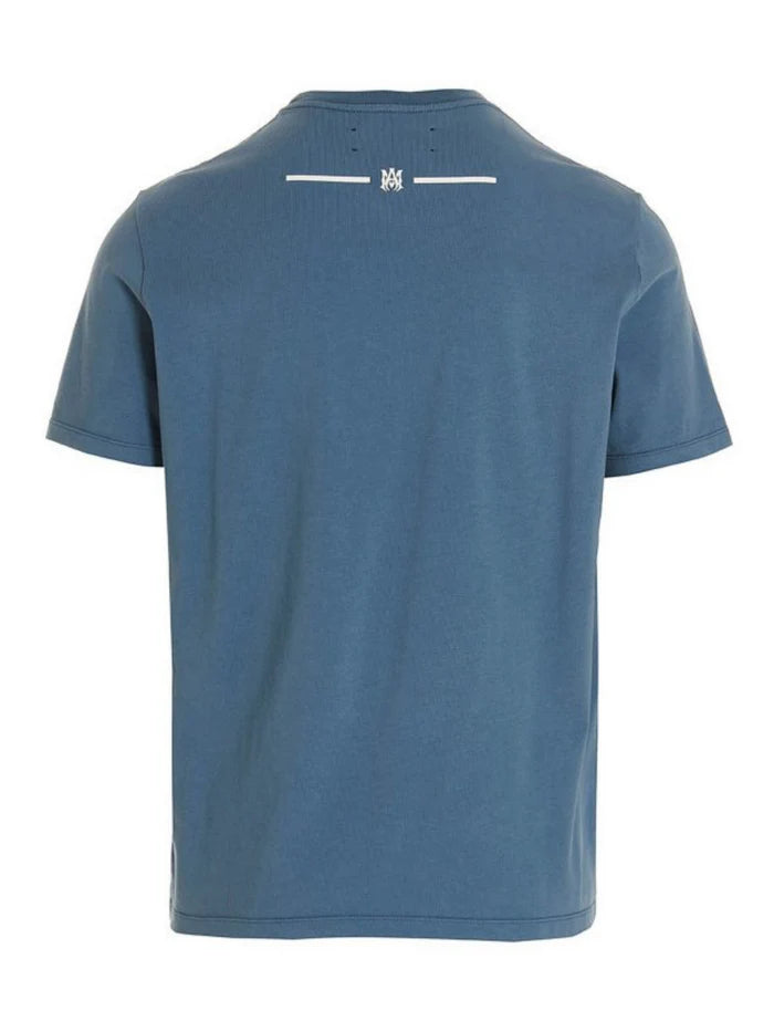 AMIRI MA BAR CLUB LOGO TEE BLUE FIN
