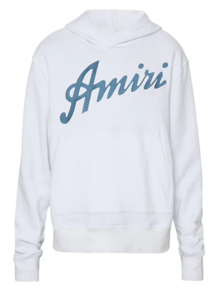 AMIRI CALIFORNIA HAWAIIAN HOODIE WHITE