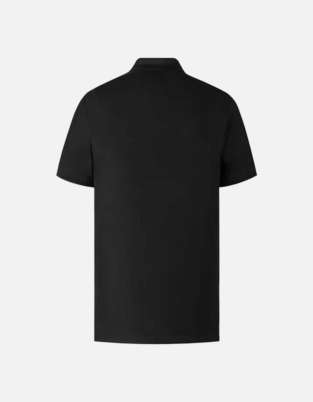 Burberry branded equestrian knight logo polo shirt in black