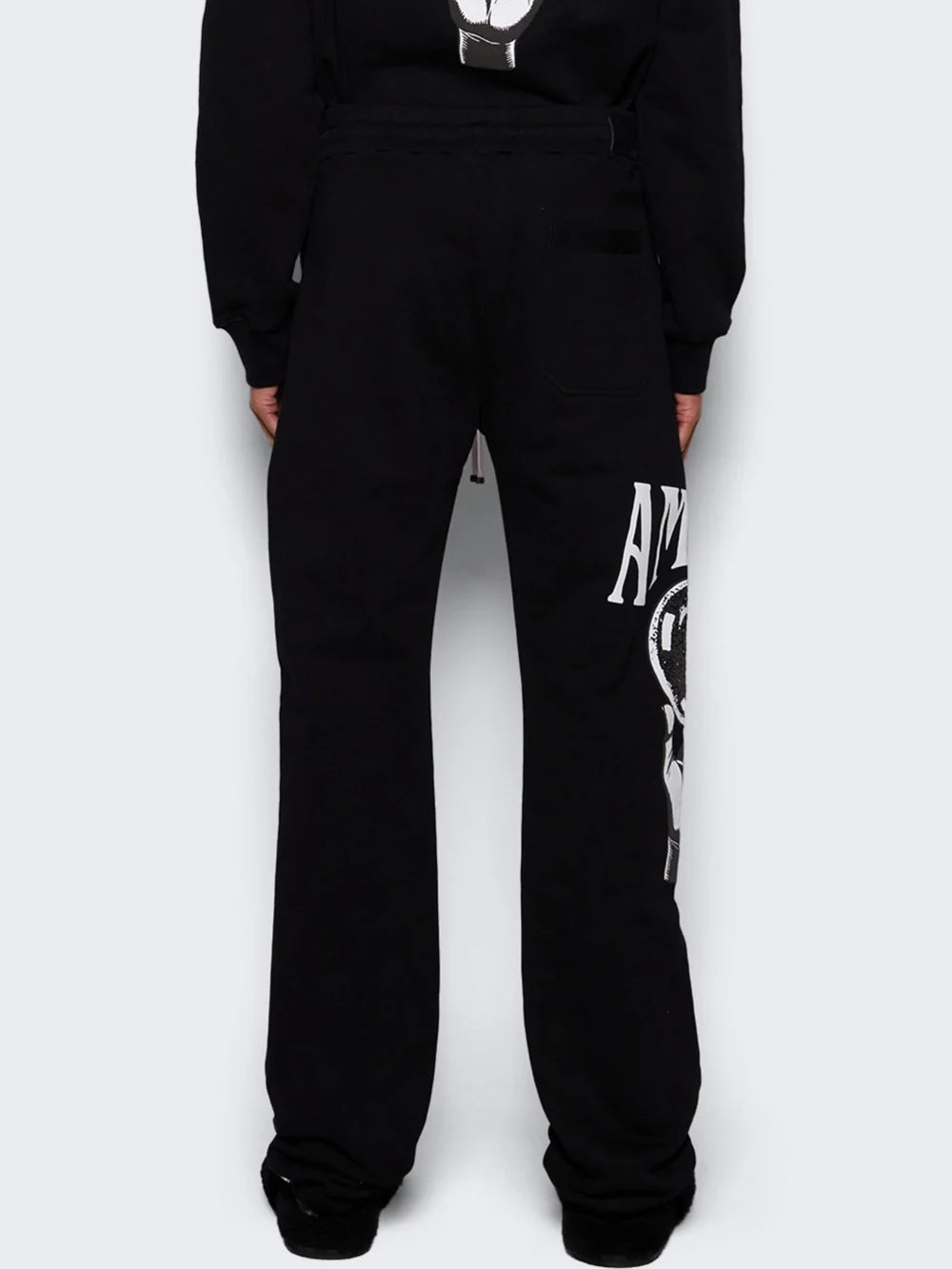 AMIRI CRYSTAL BALL SWEAT PANTS BLACK