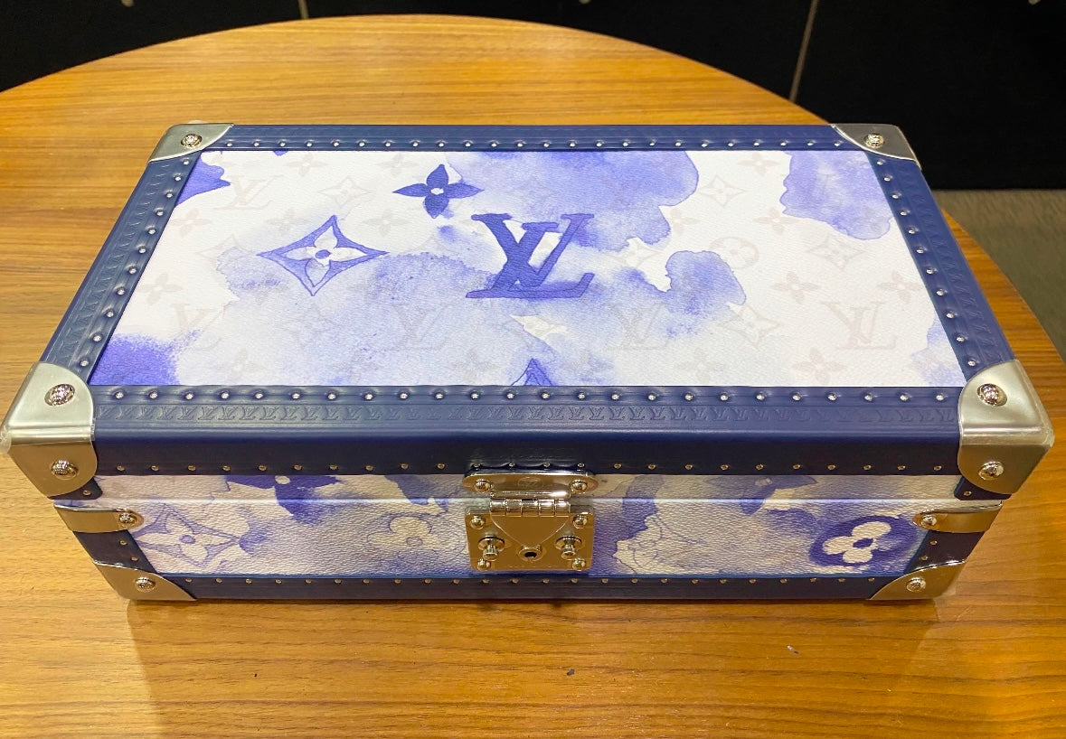 Louis Vuitton Monogram Watercolor 8 Piece Watch Box Limited Edition