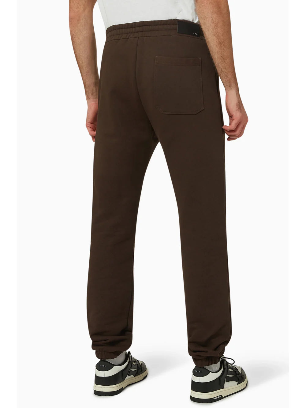 AMIRI PUFF LOGO SWEATPANTS BROWN