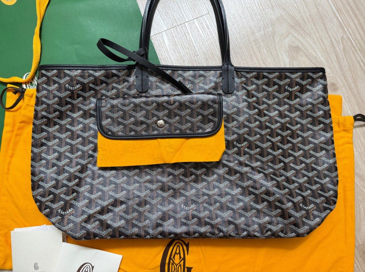 Goyard St Louis PM Bag (Black)
