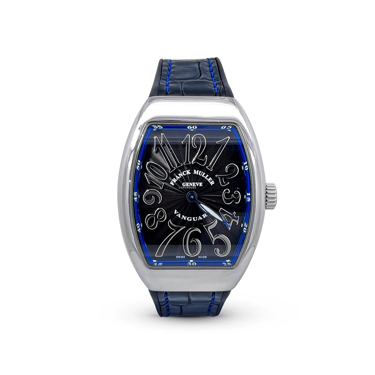 Franck Muller Vanguard Lady Blue Concept Steel Quartz V32