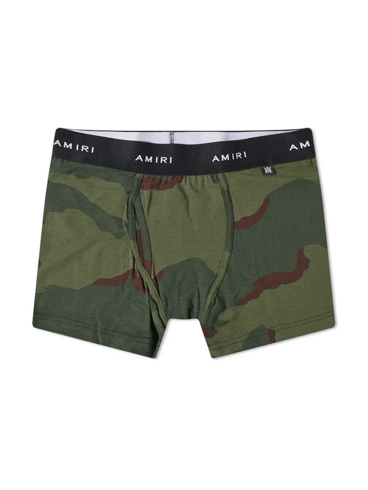 AMIRI WAISTBAND CAMO BOXERS