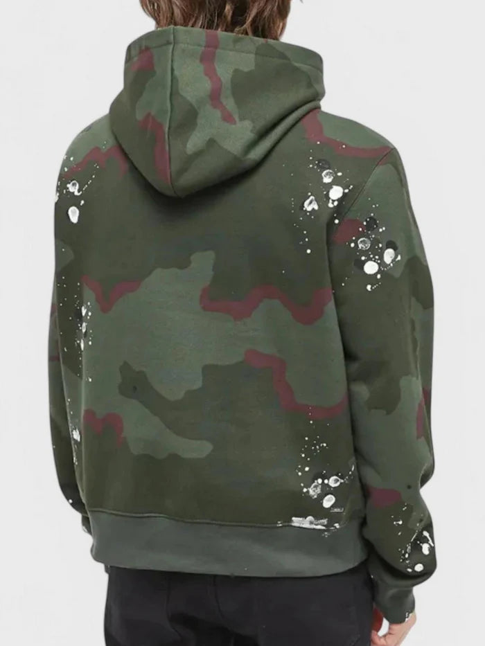 AMIRI ARMY LOGO HOODIE CAMO