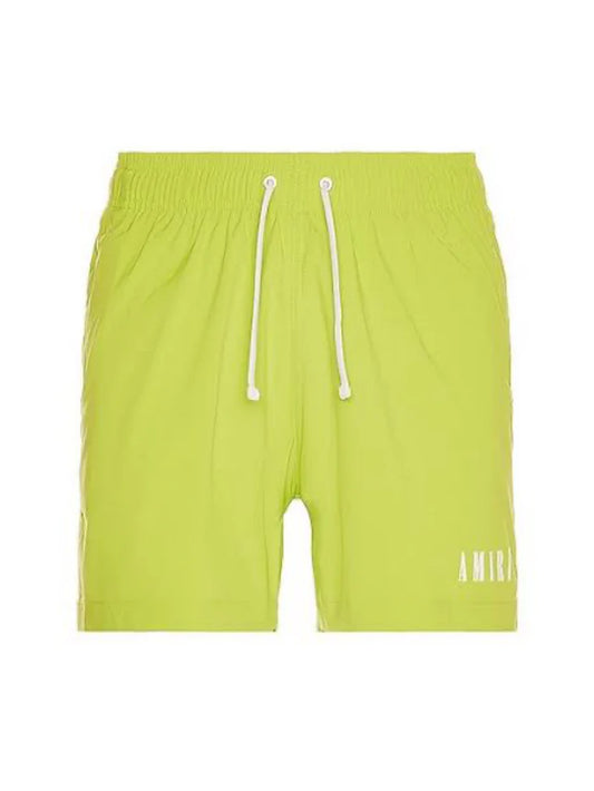 AMIRI CORE LOGO SWIM SHORTS LIME