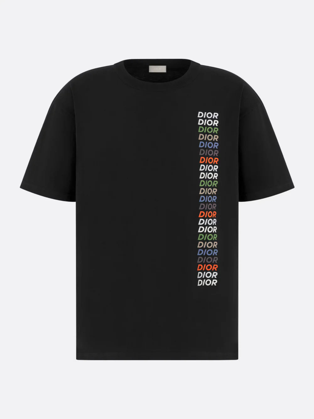 DIOR MULTI LOGO TEE BLACK