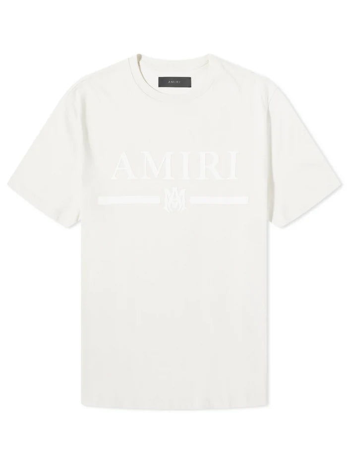 AMIRI MA BAR LOGO TEE ALABASTER