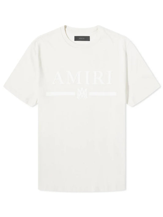 AMIRI MA BAR LOGO TEE ALABASTER
