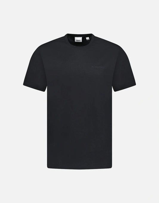 Burberry 'jenson' crew neck logo t-shirt black