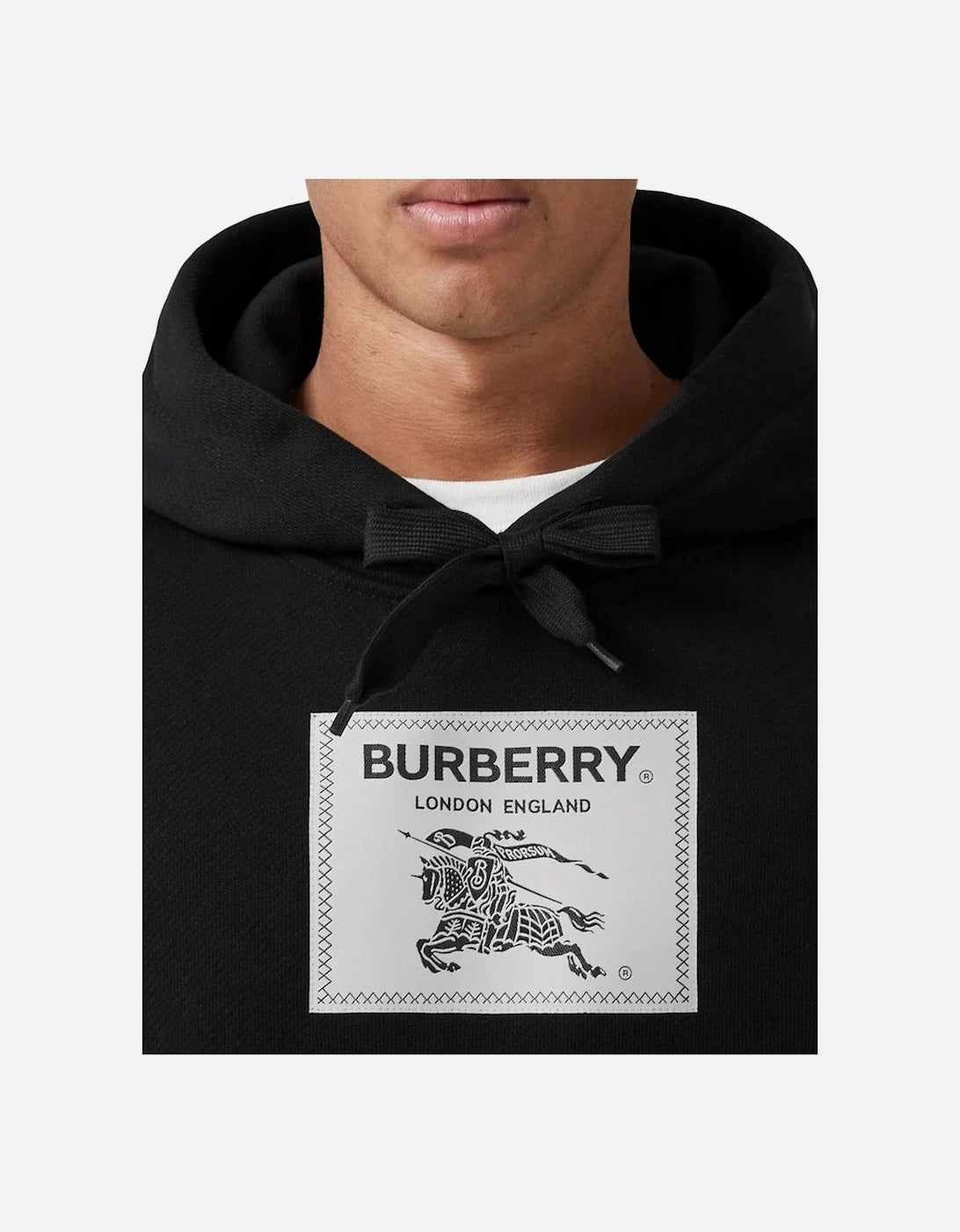 Burberry prorsum label hoodie in black