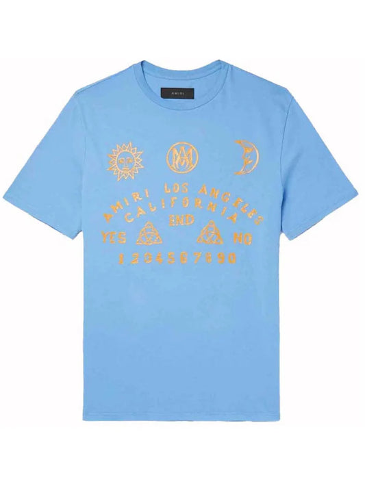 AMIRI OUIJA BOARD TEE CAROLINA BLUE
