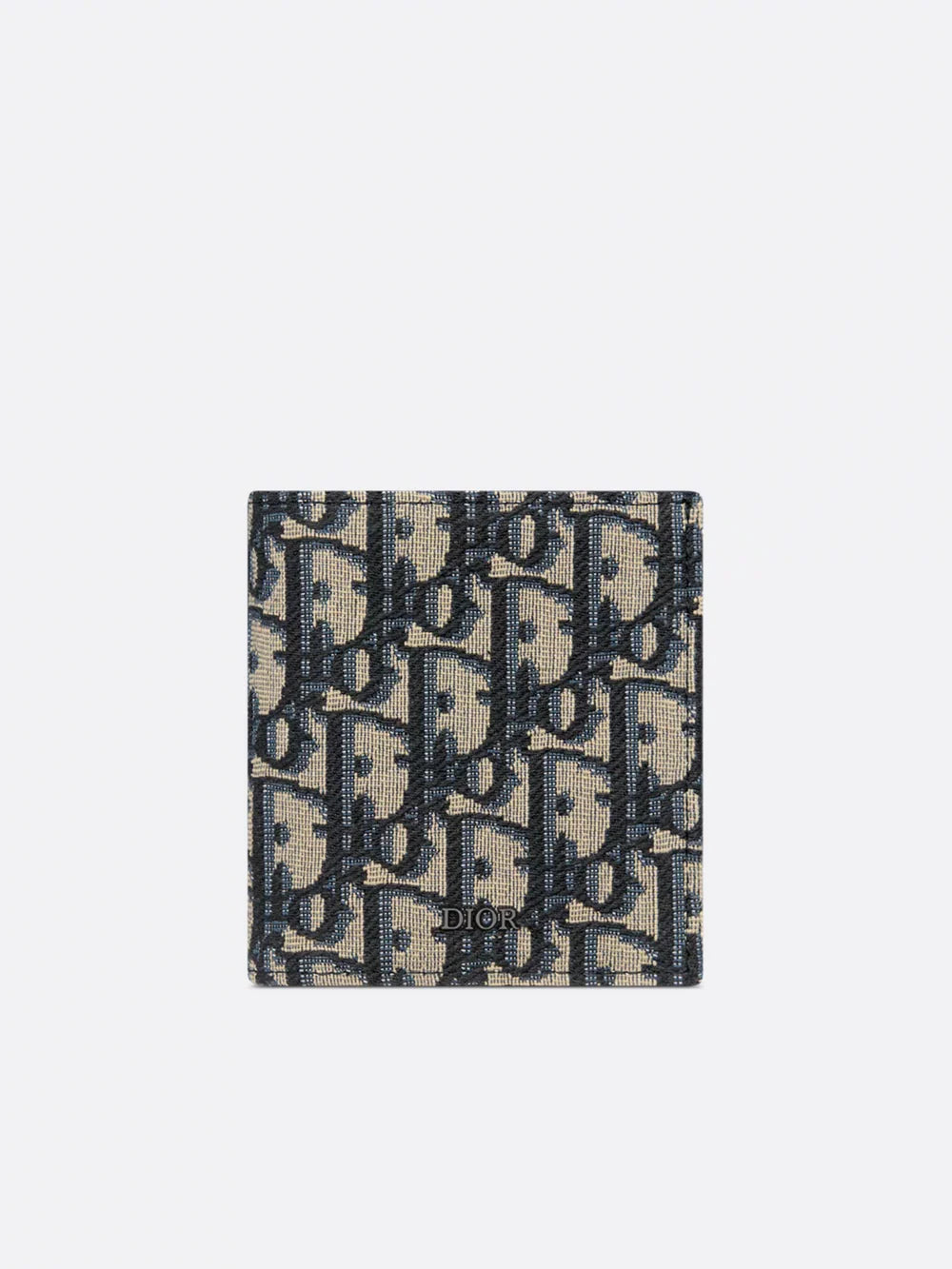 DIOR OBLIQUE VERTICAL BIFOLD WALLET BEIGE