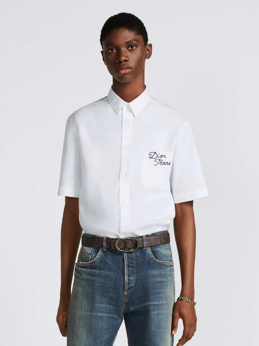 DIOR X DENIM TEARS SHIRT WHITE