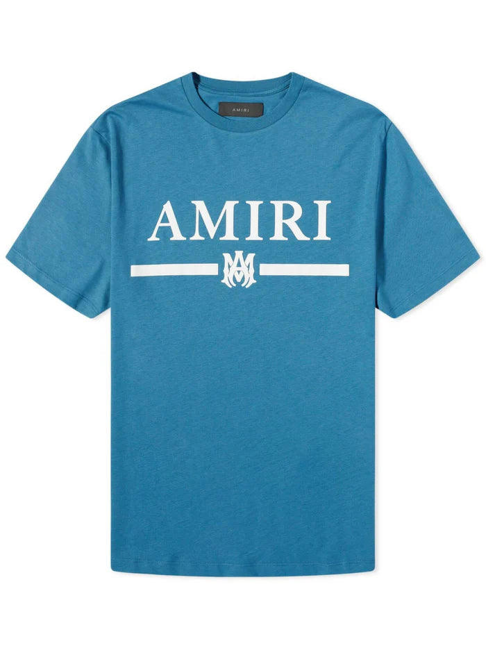 AMIRI MA BAR LOGO TEE TEAL