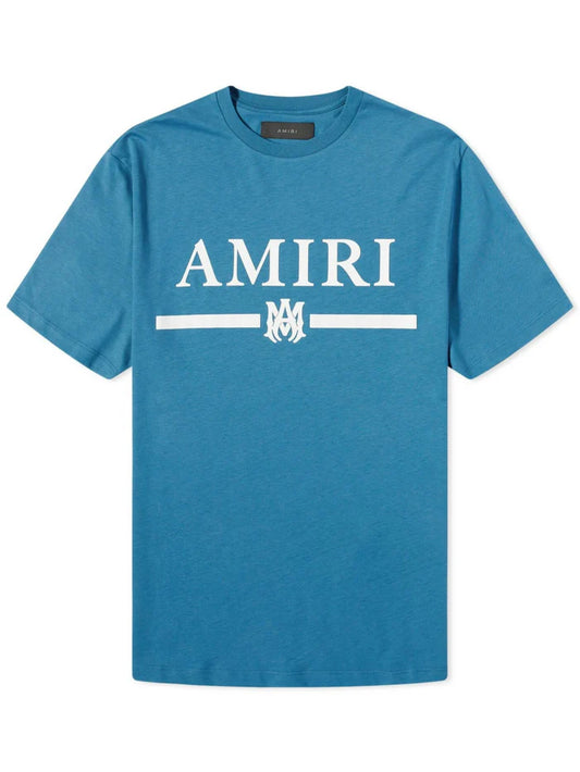 AMIRI MA BAR LOGO TEE TEAL
