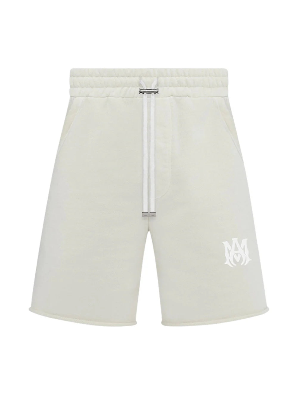 AMIRI MA LOGO SWEAT SHORTS ALABASTER