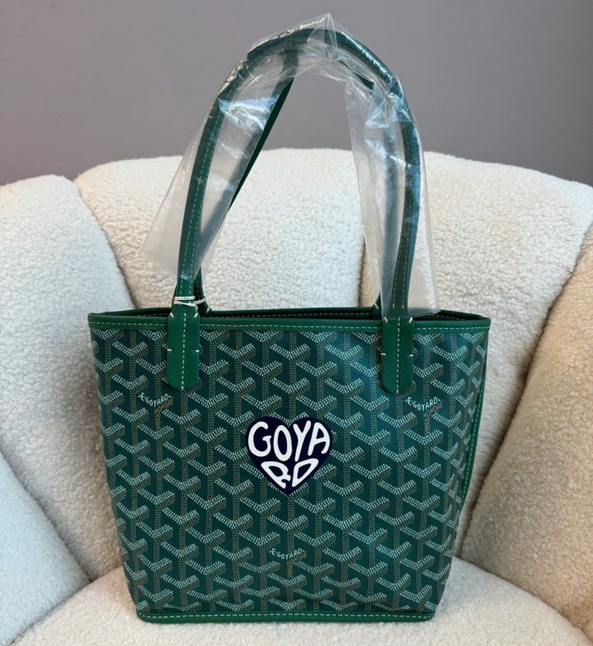 Goyard Mini Anjou Tote Bag (Green)