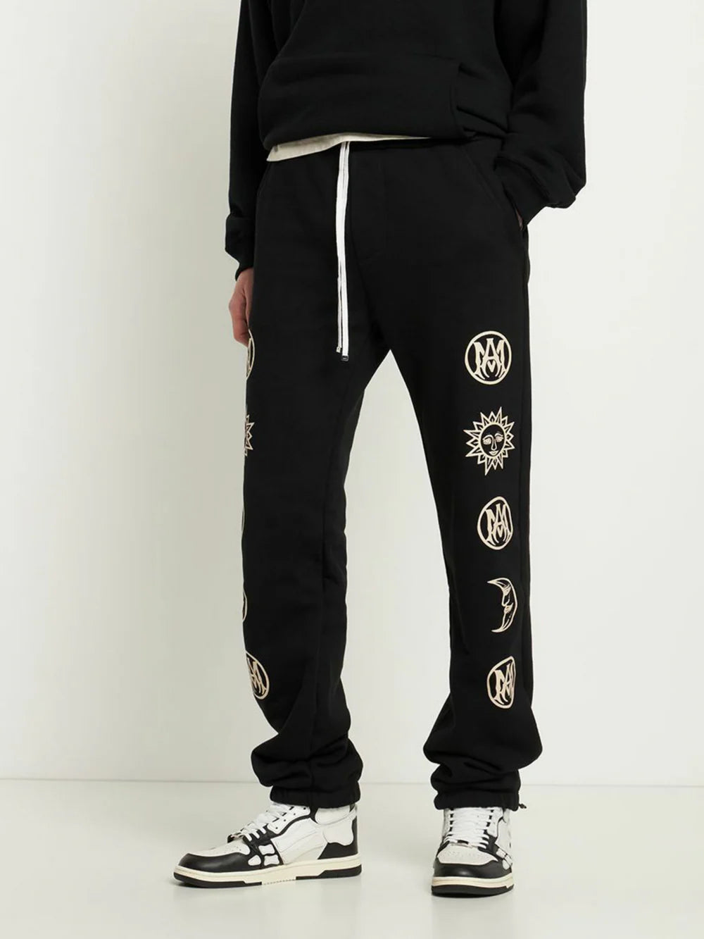 AMIRI OUIJA BOARD SWEATPANTS BLACK