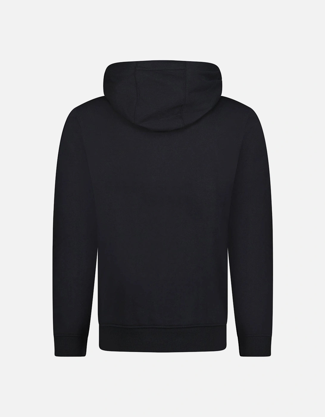 Burberry 'hove' check hood embroidery logo hoodie zip sweatshirt black