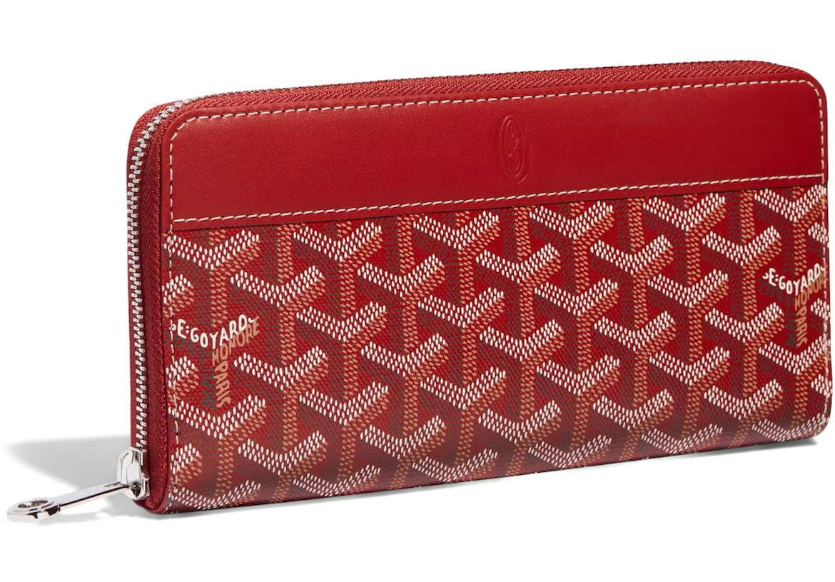 Goyard Matignon Ziparound
Wallet (Red)