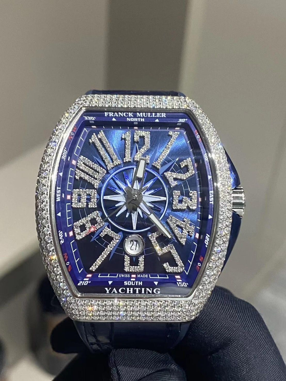 Franck Muller Yachting V45 V41 Iced Out