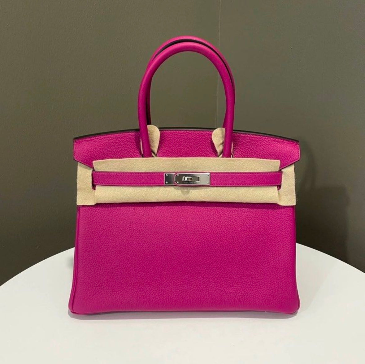 Hermes Birkin 30 Rose Pourpre Togo