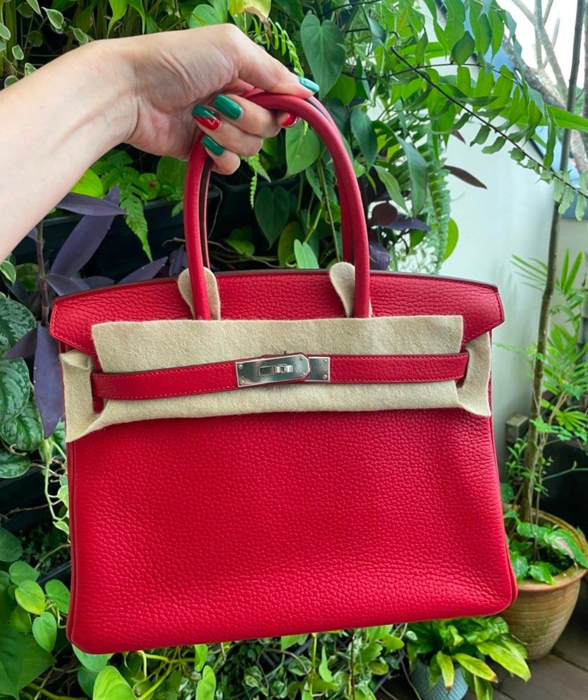 Hermes Birkin 30 Rouge