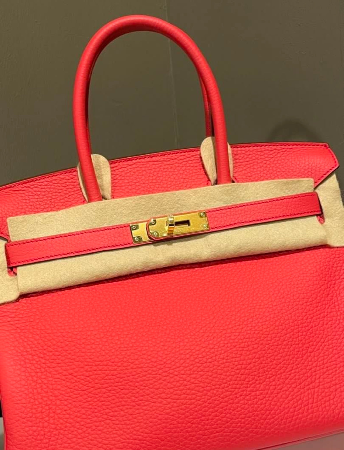 Hermes Birkin 30 Rose Jaipur Ghw