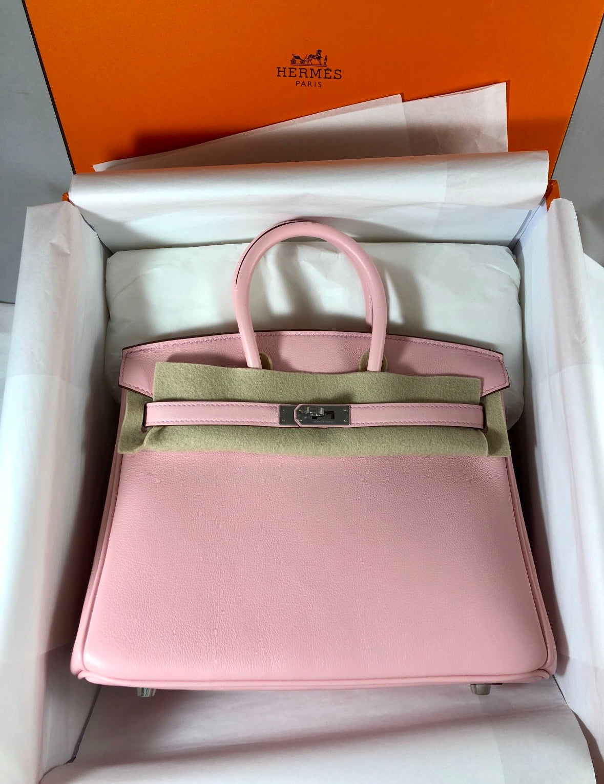 Hermes Birkin 25 Sakura Pink