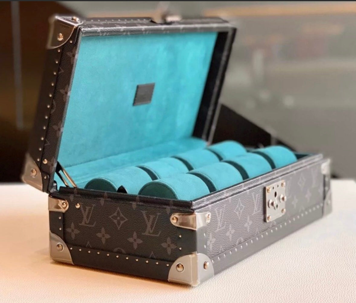 Louis Vuitton 8 Coffret Watch Box Trunk