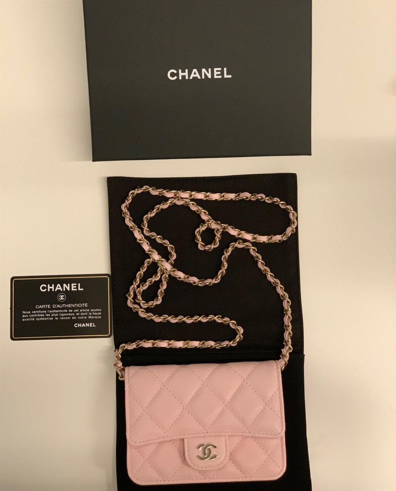 Chanel Pink Woc sling